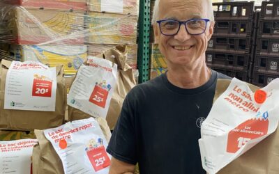 Des sacs bien remplis, pour une région bien nourrie