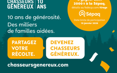 10 ans de générosité : les chasseurs du Québec à la rescousse de la faim