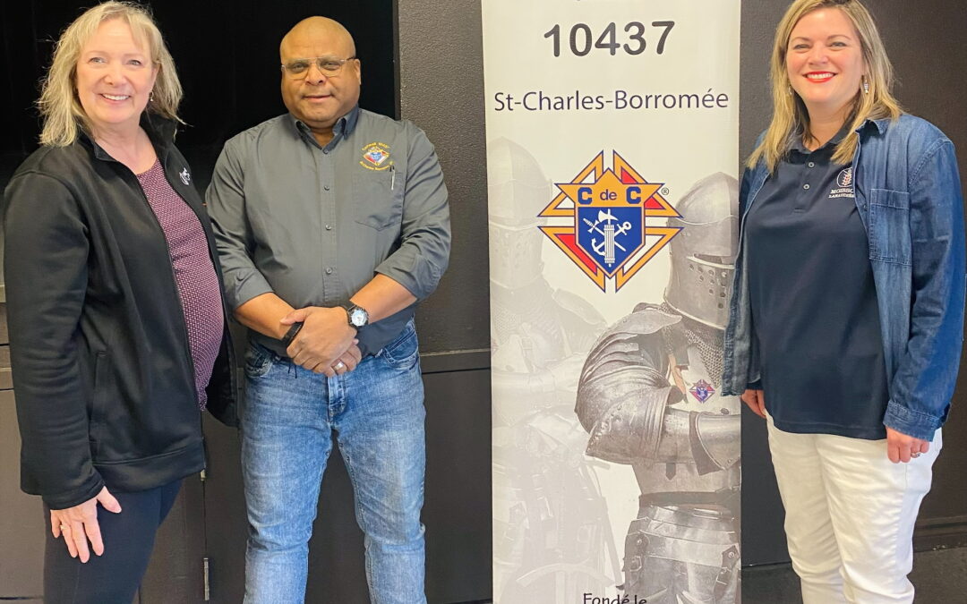 Deuxième édition du déjeuner des Chevaliers de Colomb au profit de Moisson Lanaudière